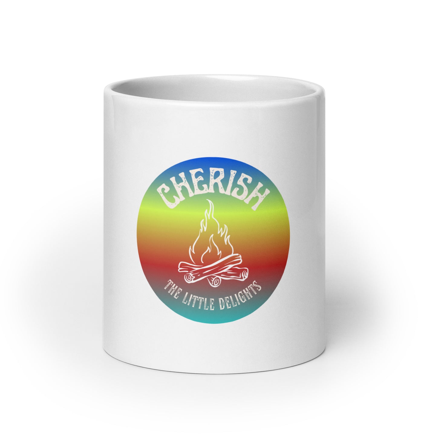 Cherish the little delights mug